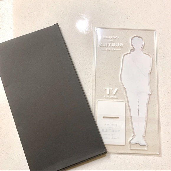 BTS Jin VT Cosmetics Eau de Coton Parfum Perfume Acrylic Standee Display Decor - Picture 3 of 3